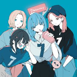This is a pixiv picture whose title is ノーコピーライトガール7まるまる７周年ありふがとうございます🙏🙏.