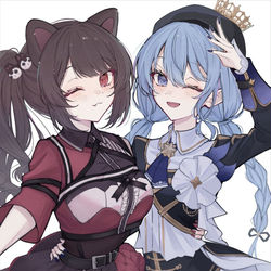 This is a pixiv picture whose title is とこまち共通衣装交換.