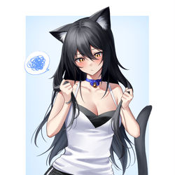 This is a pixiv picture whose title is 猫菜IF.