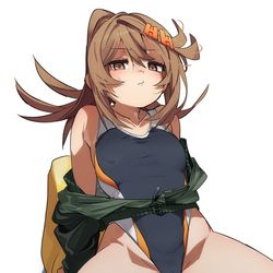 This is a pixiv picture whose title is 水着大河さん.