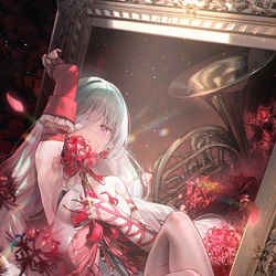 This is a pixiv picture whose title is 弗洛洛.