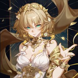 This is a pixiv picture whose title is Aglaea.