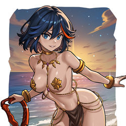 This is a pixiv picture whose title is 纏 流子 - Astral Solstice.