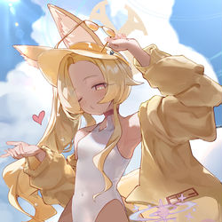 This is a pixiv picture whose title is 水着セイア.