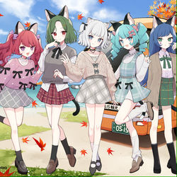 This is a pixiv picture whose title is 無限バスツアー.