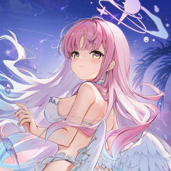 This is a pixiv picture whose title is 水着ミカ.