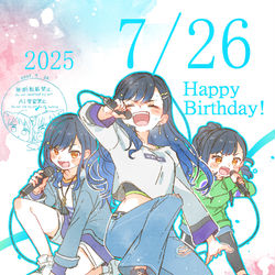 This is a pixiv picture whose title is 杏ﾁｬﾝハピバ！！！！🎂🎉.
