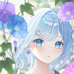 This is a pixiv picture whose title is 𝘔𝘦𝘭𝘵 𝘪𝘯 𝘵𝘩𝘦 𝘮𝘰𝘳𝘯𝘪𝘯𝘨.