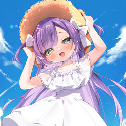 This is a pixiv picture whose title is 「夏休みいっしょに楽しみましょうっ」.