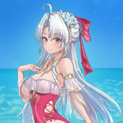This is a pixiv picture whose title is Carlotta - Splashing Summer.