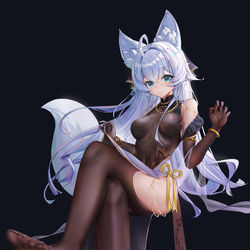 This is a pixiv picture whose title is OC.