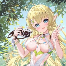 This is a pixiv picture whose title is 📷.