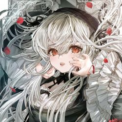 This is a pixiv picture whose title is 🌹水銀燈のなみだ.