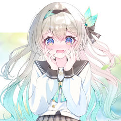 This is a pixiv picture whose title is 制服ホタル…！💚.