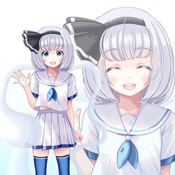 This is a pixiv picture whose title is セーラー服妖夢ちゃん.