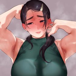 This is a pixiv picture whose title is 欲望パンドラ◎5巻🩷腋.