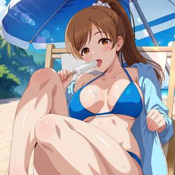 This is a pixiv picture whose title is 猛暑厳しき折、くれぐれもご自愛のほどお願い申し上げます.
