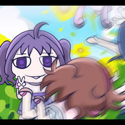 This is a pixiv picture whose title is 激写.