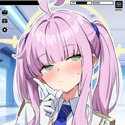 This is a pixiv picture whose title is 髪型チェンジ.