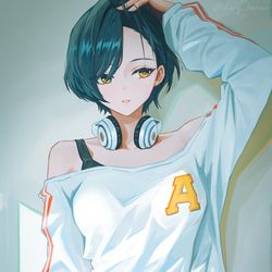 This is a pixiv picture whose title is kanade.