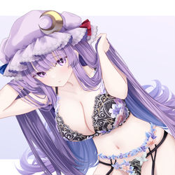 This is a pixiv picture whose title is パチュリー.