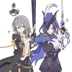 This is a pixiv picture whose title is 同じ声優さんつながりの絵.