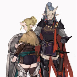This is a pixiv picture whose title is Onis.
