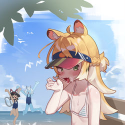 This is a pixiv picture whose title is jufufuとソフトクリーム.