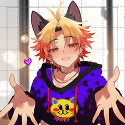This is a pixiv picture whose title is 【Skeb】kainenくん.