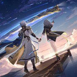 This is a pixiv picture whose title is さあ、君の救世主が来てくれた☄️.