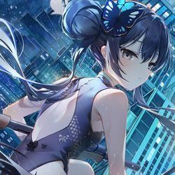 This is a pixiv picture whose title is 降下作戦.