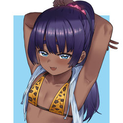 This is a pixiv picture whose title is 褐色ロリ.