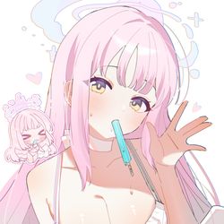 This is a pixiv picture whose title is ミカ🤍.