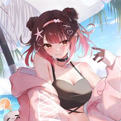 This is a pixiv picture whose title is Roboco Summer.