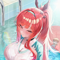 This is a pixiv picture whose title is 💦💦.