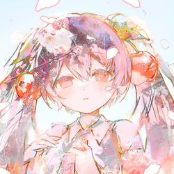 This is a pixiv picture whose title is 春の音がする.
