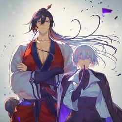 This is a pixiv picture whose title is つよつよ女ｘ２.