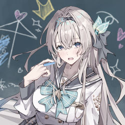 This is a pixiv picture whose title is 制服ホタル.