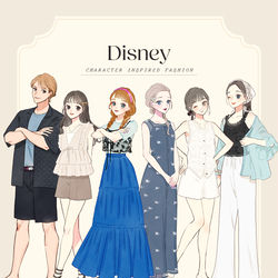 This is a pixiv picture whose title is ディズニーイメージコーデまとめ.