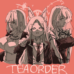 This is a pixiv picture whose title is トリニティの"秩序"を保つ３人.