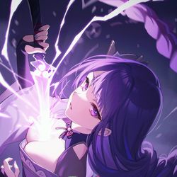 This is a pixiv picture whose title is day18 雷電影.