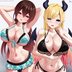This is a pixiv picture whose title is ChoRobo summer duo.