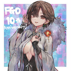 This is a pixiv picture whose title is FGO10周年ぐっ様.
