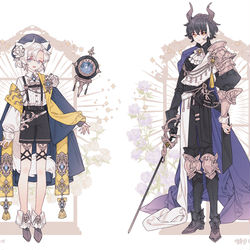 This is a pixiv picture whose title is 💛cm💜.