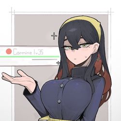 This is a pixiv picture whose title is Carmine.