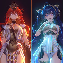 This is a pixiv picture whose title is Eclipse.