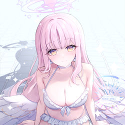 This is a pixiv picture whose title is 水着ミカ.