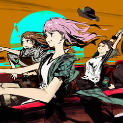 This is a pixiv picture whose title is Speed！.