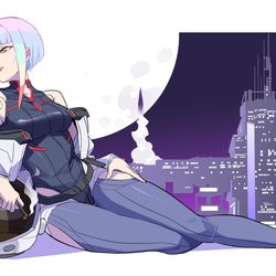 This is a pixiv picture whose title is MOON.
