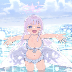 This is a pixiv picture whose title is 水着ミカ.